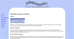 Desktop Screenshot of libquantum.de